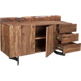 Bent Sideboard Smoked - Drawers Opened