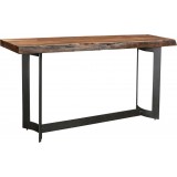 Bent Console Table Smoked