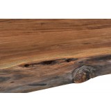 Bent Console Table Smoked - Tabletop