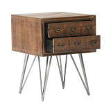 Javadi Side Table - drawers Opened