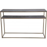 Studio Console Table Brass