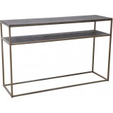 Studio Console Table Brass - Angled