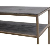 Studio Console Table Brass - Table Top