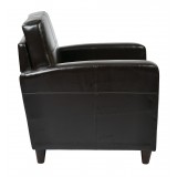 Venus Club Chair - Espresso - Side