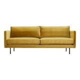 Moe's Home Collection Raphael Sofa - Front - Mustard