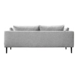 Moe's Home Collection Raval Sofa - Rear - Light Grey