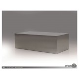Enix Rectangular Coffee Table Brushed Stainless Steel