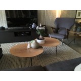 Oakley 12" Low Coffee Table In Oak Veneer - Lifestyle 7