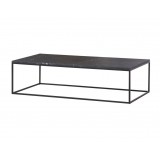 Onix Rectangular Coffee Table Black - Angled View