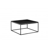 Onix 30" Square Coffee Table Black