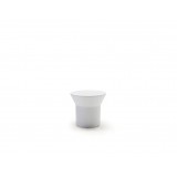 Boracay End Table White Solid Surface