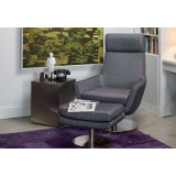 Enix 20" Square End Table Polished Stainless Steel - Lifestyle
