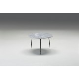 Kaii 13" End Table Grey Italian Marble