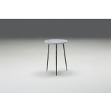 Kaii 16" End Table Grey Italian Marble