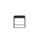 Onix 19" Square End Table Black - Side