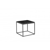 Onix 19" Square End Table Black