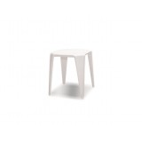 Yatta End Table White - White BG