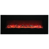 Orange flame and Logs