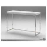 Kubo Sofa Table High Gloss White - Lifestyle
