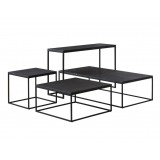 Onix Sofa Table Black Nero Marquina Marble