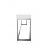 Palco Sofa Table High Gloss White - Side