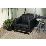 Wall Street Arm Chair - Black