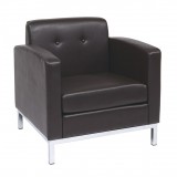 Wall Street Arm Chair - Brown