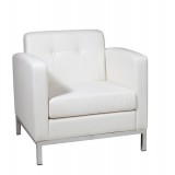 Wall Street Arm Chair - White