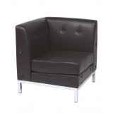 Wall Street Corner Chair - Espresso