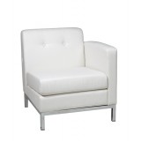 Wall Street Arm Chair RAF - White