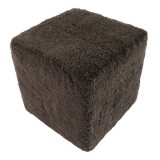 Moe's Home Collection Shepherd Wool Stool - Grey
