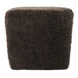 Moe's Home Collection Shepherd Wool Stool - Grey