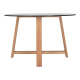 Maleo Round Dining Table - Side