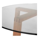 Maleo Round Dining Table - Tabletop Close-Up