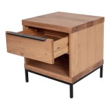 Montego One Drawer Nightstand - Drawer Opened