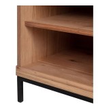 Montego Open Nightstand - Leg and Storage Detail