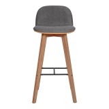 Napoli Barstool Grey - Front