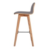 Napoli Barstool Grey - Side