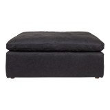 Moe's Home Collection Nubuck Leather Clay Ottoman