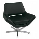 Yield 31" Modern Lounge Chair - Black