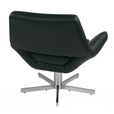 Yield 31" Modern Lounge Chair - Black