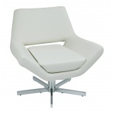 Yield 31" Modern Lounge Chair - White