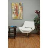 Yield 31" Modern Lounge Chair - White