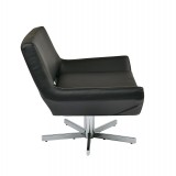 Yield 40" Wide Chair - Black - Side