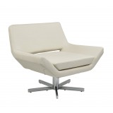 Yield 40" Wide Chair - White