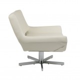 Yield 40" Wide Chair - White - Side