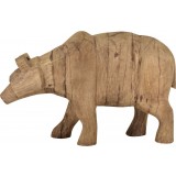 Wooden Grizzly Bear - Left Side