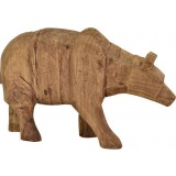 Wooden Grizzly Bear - Right Side