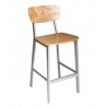 Hamilton Barstool With Steel Wire Frame - Sand Black Finish - Hamilton Barstool With Steel Wire Frame - Sand Black Finish