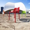 Outdoor Dining Chair - Red - Outdoor Dining Chair - Red